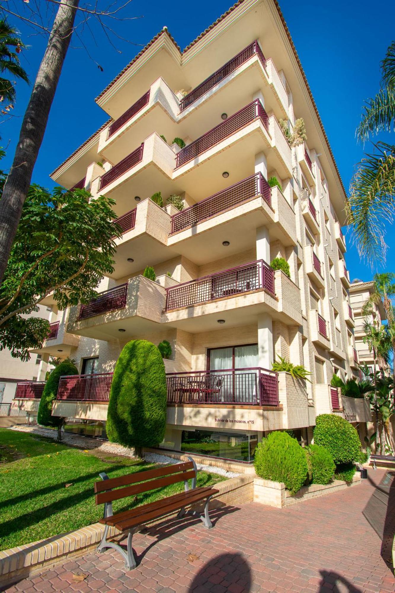 Apartamentos Albir Confort 1 Dormitorio アルビール エクステリア 写真