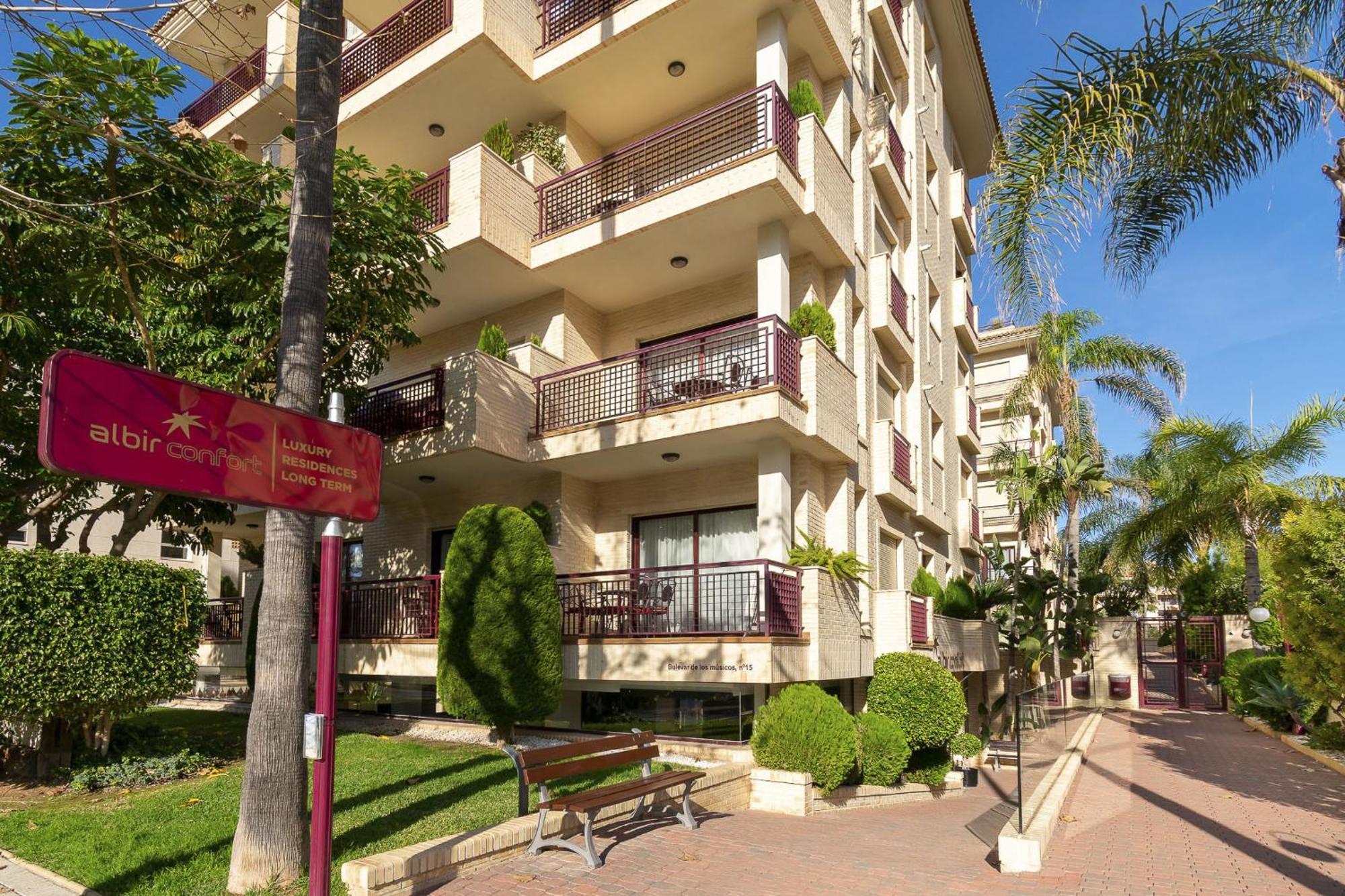 Apartamentos Albir Confort 1 Dormitorio アルビール エクステリア 写真
